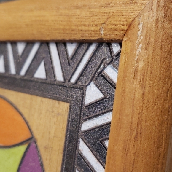 PRIMITIVES by Kathy Wall Game Parcheesi 16" x16" x 1" Board Game Wood - Picture 10 of 11